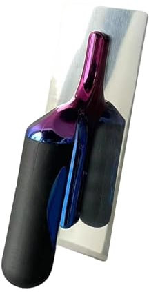 Cazzuola di finitura piatta | di finitura in calcestruzzo con manico colorato - bordo in acciaio inossidabile pannelli in campella in cemento in gesso a secco per stuccatura