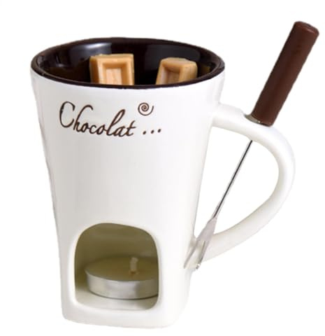 Butterwärmer-Set – Schokoladen-Fondue-Tassen-Set | 130 ml Keramik-Schokoladen-Fondue-Tasse | Kreative Schmelz-Tasse für Nachmittagstee, Mehrzweck-Butterwärmer für Versammlungen, Buffets