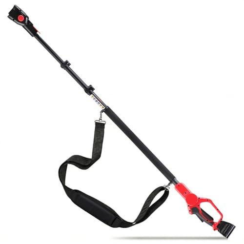 LAECABV Barra de Extensión Telescópica para Tijeras de Podar Eléctricas, Pértiga Extensible E06 de 1.45m a 2.8m, Poste de Aluminio Ligero Compatible con Modelos LAECABV LA33S y LA-J6MAX