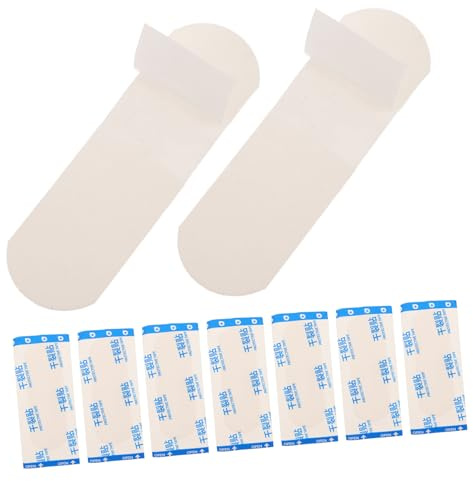 Atmungsaktive Selbsthaftende Pflaster 100 Stück Vlies für Hände und Füße | Schutz bei Trockener Rissiger Haut, Elastisches Band aus Vliesstoff, Hohe Haftung, Herbst und Winter