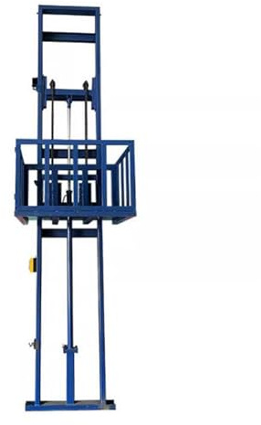 montacargas Ascensor eléctrico con riel guía, plataforma elevadora pequeña, almacén, muelle, sótano, ascensor simple plataforma de elevación