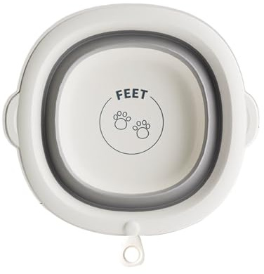 Foldable Baby Washing Pan Thickened PP+TPE Small Bathtub for Face Feet Hygiene Nonslip Infant Travel Accessories