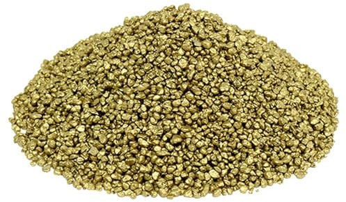 Floristik24 Dekogranulat Gelbgold Dekosteine 2-3mm Marmor 2kg