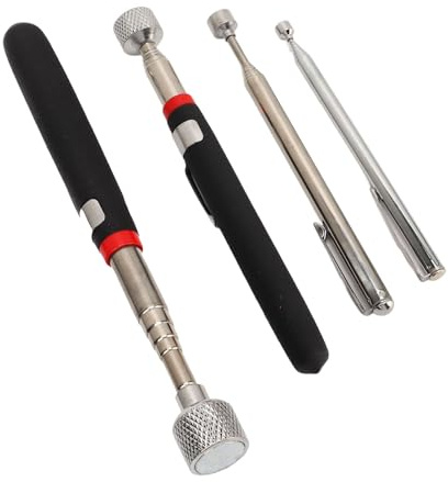 Fockety Telescoping Magnetic Pickup Tool, 15LB 10LB 3.5LB 1.5LB Telescoping Magnet Stick Gadget with Inspection Mirror, Magnet Extension Tool Gifts for Men or Women, Boyfriend, Husband