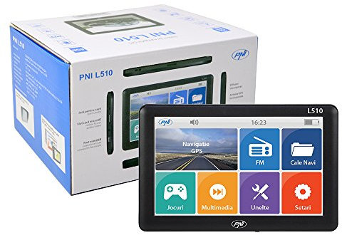 5 inch Système de Navigation GPS PNI L510, 800 MHz, 256M DDR, 8GB Compatible avec Toutes Les Cartes, Pas de Carte pré-installé