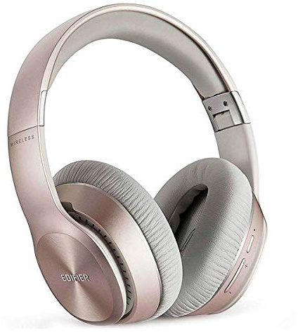 Edifier W820BT Headset, goldfarben, Over-Ear, Kopfband, mit Kabel & kabellos, 20 – 20.000 Hz, 32 Ohm, Gold