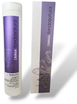 Fondonatura Omnia Shampoo Antigiallo Neutralizzante Capelli Biondi, 250 ml
