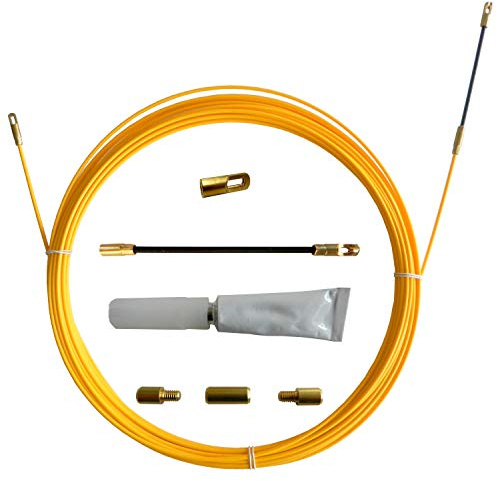 SNAKE Guia pasacables en fibra de vidrio Ø3 mm, 30 metros. Con juego de reparaciones