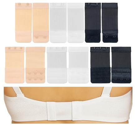 Your Day Mate Estensore per reggiseno confortevole, materiale morbido ed elasticizzato, estensore per reggiseno, estensore per reggiseno