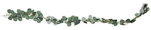 Miss Lovely Blätter-Girlande Botanical Eukalyptus Blumen-Girlande Raum-Deko Hochzeits-Dekoration Zubehör Accessoires Stoff-Blätter Bastel-Zubehör