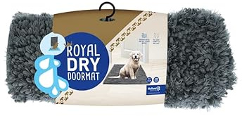 Royal Dry saugfähige Anti-Flecken-Matte für Hunde - Saugt Schmutz auf wie EIN Schwamm - 66 x 91 cm - Mikrofaser Chenille - M