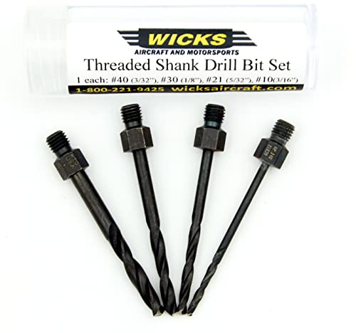 Threaded Shank Drill Bit Set