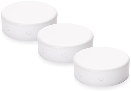 ORION LIGHTSTYLE Scatola di giunzione in PVC scatola da soffitto rosone coperchio scatola di giunzione bianco 3 pezzi