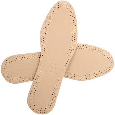 SOLUSTRE 3St Einlagen für Komfort-Einlegesohlen für Männer Schuheinlagen Schuhkissen für Herren atmungsaktive Einlegesohlen Schuheinlage aus Leder Sommer Innensohle aus Leder Mann