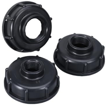 IBC Tote Tank Fittings S60X6 Thread to 1/2 3/4 1 Garden Hose Connector IBC Tank Valve Replacement Adapter (Color : 3-4)
