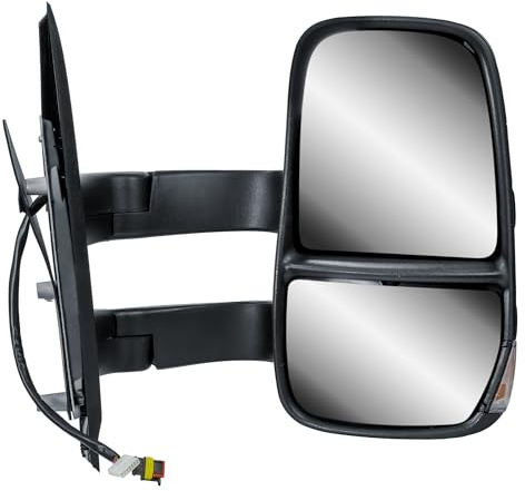 Außenspiegel Rechts Spiegel Langer Arm Elektrisch und Beheizbar mit Blinker Für IVECO Daily VI LKW 2014-2024
