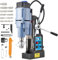 ZELCAN Perceuse Magnétique avec 11 Forets Perceuse à Colonne Électrique Portable 1550W 13900N 650 tr/min Max. Diamètre d'Alésage 50mm Max. Profondeur d'Alésage 50mm