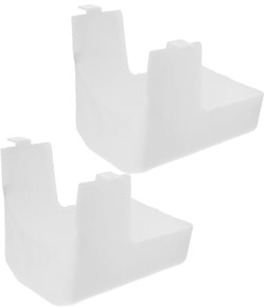 NULYLU 2pcs Replacement Light Guard for Cooker Hood Sturdy Plastic Range Hood Lampshade Easy Installation