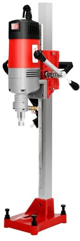 Kernbohrmaschine Motorisierung Kernbohrgerät,Nass Trocken Diamantbohrer 2300W,für Stahlbeton, Roten Ziegeln, Marmor und Anderen Materialien
