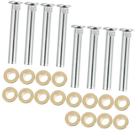 YOSADIER 8pezzi Kit Di Riparazione Cerniera Per Porte Auto Compatibile Con Rulli e Bushings Alluminio Facile Installazione Per Stabilità e Sicurezza