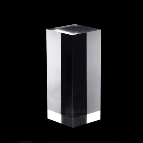 DUBTEDHOU Bloc d'affichage carré en Acrylique, Présentoir de Cubes carrés en Acrylique Transparent, Plusieurs Tailles, Lot de 1(20cm)