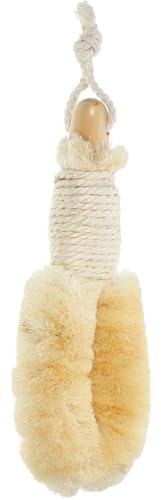 Zerodeko Cepillo de Baño Exfoliante Corporal Tacto Delicado con Mango de Madera Natural para Eliminar Impurezas, Adecuado para Ducha y Cuidado la Piel