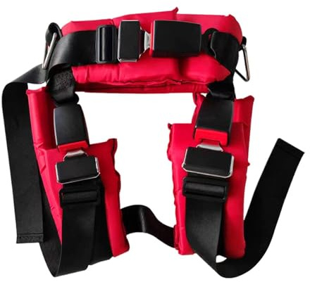Harnais de sécurité pour enfants, design de fixation multi-points, 70 x 52 cm, harnais de trampoline, accessoires de ceinture de sécurité pour enfants, installation facile, pour sauter et faire de