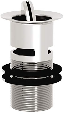 Bristan W BASIN12 C Round Fliptop Basin Waste Slotted C, Chrome