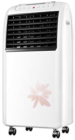 Chaud Froid Mobile Climatiseur Portable évaporatif Air Ventilateur Silencieux Réglable Humidificateur avec Télécommande Refroidisseur (White)