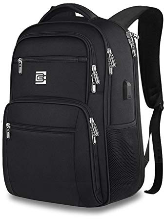 FANDARE Mochila Antirrobo Impermeable Mochila para Portátil de hasta 15.6 Multiusos Mochilas Escolares con Puerto de Carga USB para Diario Negocio Trabajo Unisexo Viaje Bolsas Escolares