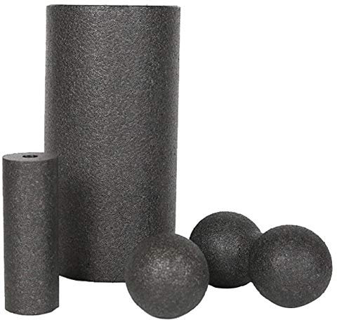 luckything Faszienrolle, Massagerollen für Beine, Rücken und Oberflächeäule, Faszienrolle Set Inkl. Workout Professionelle Schaumstoffrolle Massagerolle Gymnastikrolle Für Triggerpunkt Selbstmassage