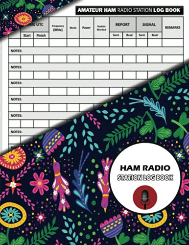 HAM Radio Station Log Book: Journal and Logbook For HAM Radio Operators. With Bonus Undated Calendar