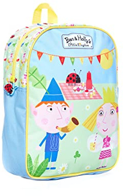 Ben & Holly Childrens Backpack Kids Ben and Holly's Little Kingdom School Bag Blue
