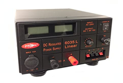 PROXEL 6035L ALIMENTATORE LINEARE A TRASFORMATORE DIGITALE 32Amp. TENSIONE REGOLABILE 1,5-15 Volt