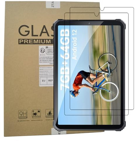 ZTAOOPOU (2 Pezzi Vetro Temperato Per Oukitel RT3 Tablet (8.0) Protezione Schermo HD Trasparente Pellicola Protettiva Oukitel RT3 Pro Vetro Temperato