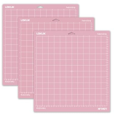 Loklik - Alfombrilla de Corte LOKLiK 35,5x33 cm, Multiusos - Compatible con LOKLiK iCraft, Ideal para Vinilo Termoadhesivo, Cartulina, Papel Estampado y Más (rosa)