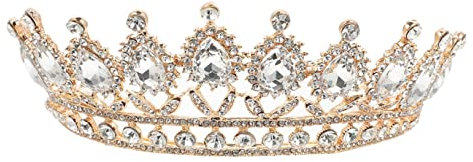 PLAFOPE Alloy Für Braut Mit Strasssteinen Elegantes Hochzeitszubehör Für Frauen Für Partys Geburtstagsfeiern Und Besondere Anlässe Zeitlose Kopfdekoration