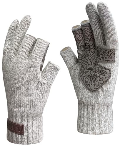 Jökulríki Herren Ragg Wollhandschuhe Thinsulate gefüttert 3 Finger kaltes Wetter Handschuh