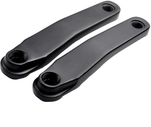 2 Stück Fahrradkurbelarme 170 mm Aluminiumlegierung Zentralmotorkurbel, links rechts Kurbelgarnituren für Bafang für Bosch Elektrofahrrad Ebike (für-BNI Mini ISIS)
