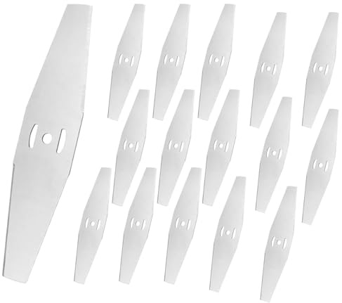 eupdd 16 Piezas Cuchillas de Metal para Desbrozadora Electrica: 15cm Cuchilla para Desbrozadora, para Jardín, Cuchillas de Repuesto para Desbrozadora, Cuchillas para Cortacésped Metal