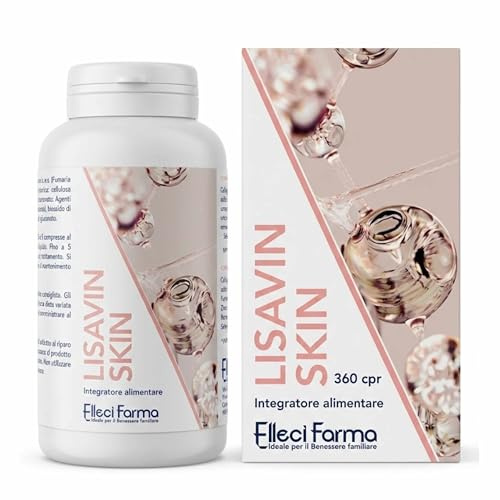 Lisavin Skin Integratore Pelle con Collagene e Acido Ialuronico | 360 Compresse