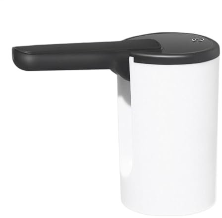 Bomba de botella de agua, dispensador de agua manual, fuente de agua portátil, dispositivo de cocina de prensa manual, suministro de camping fácil de verter para el hogar, trabajo y viajes, 2.5 x 5.5