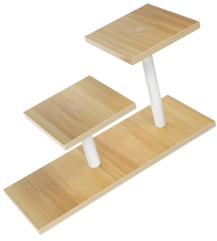 Abaodam Soporte De Flores De Escritorio De Estante para Macetas De Interior Soporte para Plantas De Mostrador para Decoración De Oficina y Hogar Blanco