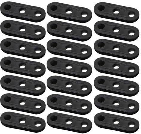 PRETYZOOM 30 Pezzi Tenditore Corda Blocca Fune Resistente per Campeggio Escursionismo e attività Outdoor Tensionatore Corde Leggero e Portatile per Teli e Coperture