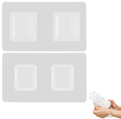 Ganchos De Pared De Doble Cara, Ganchos Duraderos Con Hebilla Sin Costuras, Gancho Para Colgar Sin Agujeros, Colgador De Transparente De Fácil Instalación, Gancho De Pared Adhesivo Fuerte Para