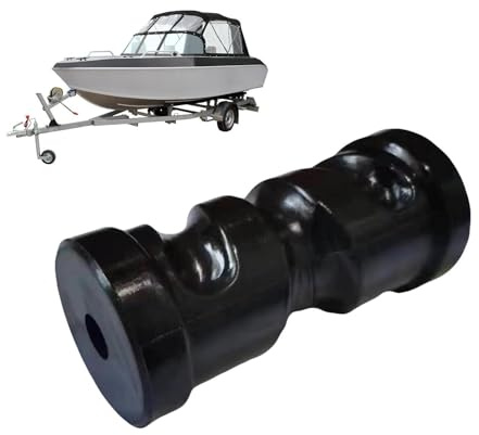 Keel Roller | Kraftigt stöd tillbehör | 6/8 tum bågrulle för båtsläpvagn, för lastning centrering utomhus sötvatten saltvatten flod