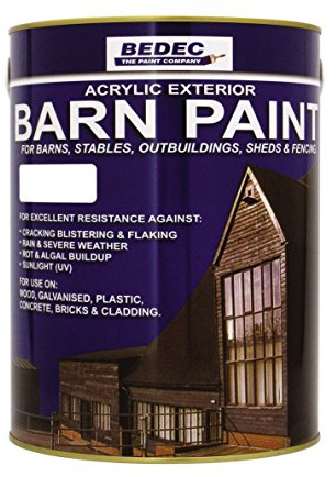 Bedec BEDE2AK2007/46 Barn Paint Semi Gloss Woodland Green 5 Litre