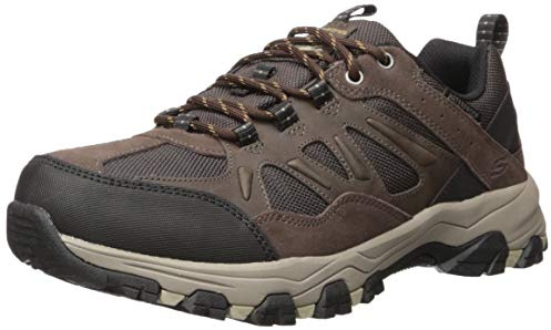 Skechers Selmen-Enago Herrsko, vandringssko, hikingsko, Choklad, 13 X-Wide