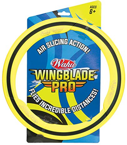 WAHU Wingblade Pro Outdoor Flying Ring mit weichem Griff für Jungen und Mädchen ab 6 Jahren, Mehrfarbig