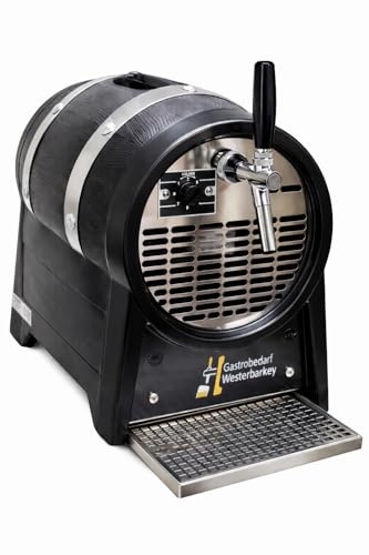 GASTROBEDARF WESTERBARKEY Zapfanlage in Bierfassform 1ltg 60l/h mit Kompensatorschankhahn & Tropfblech